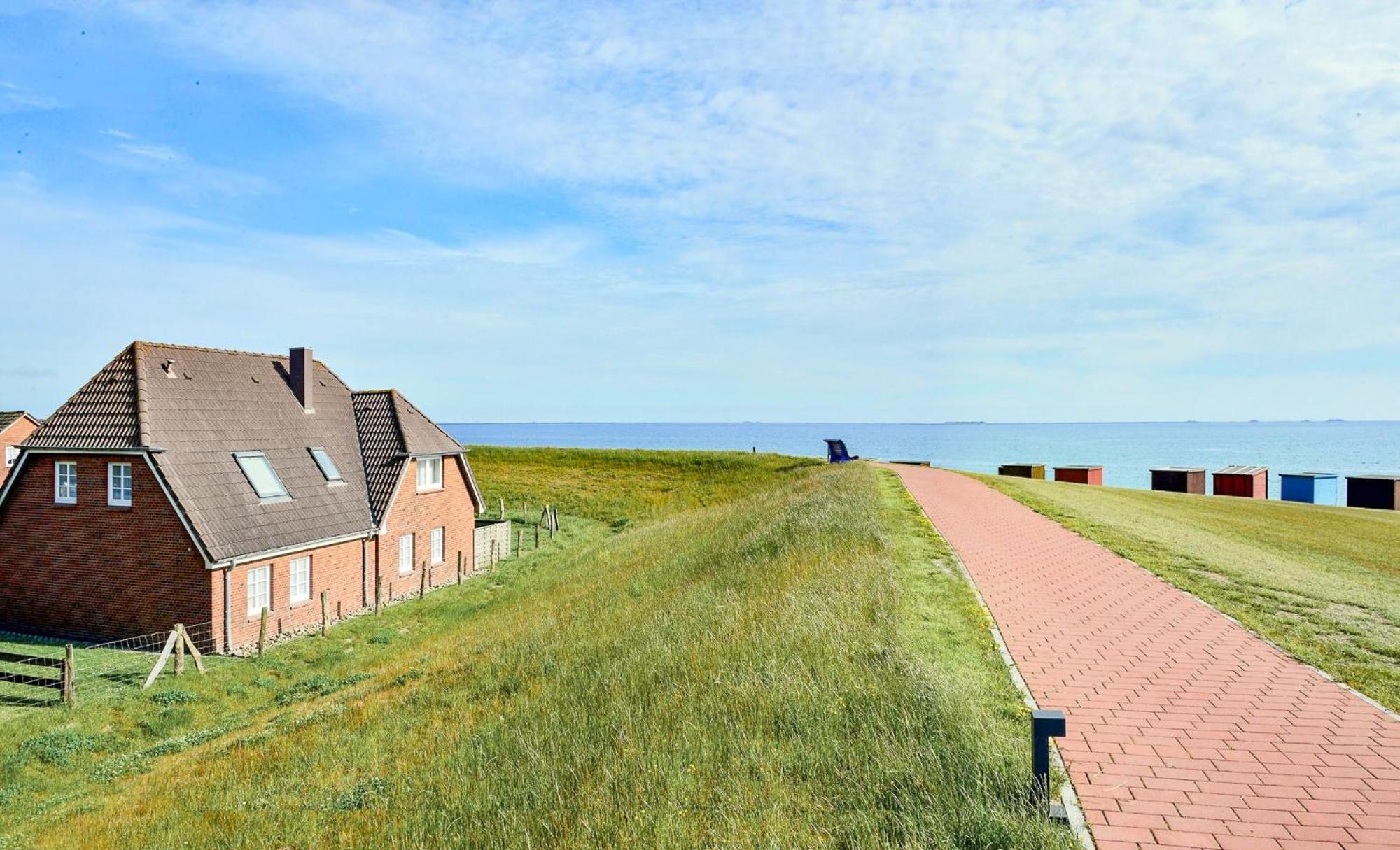 Direkt Am Deich - Ferienwohnung Amrum Im Gaestehaus Am Badedeich Dagebüll Exterior foto