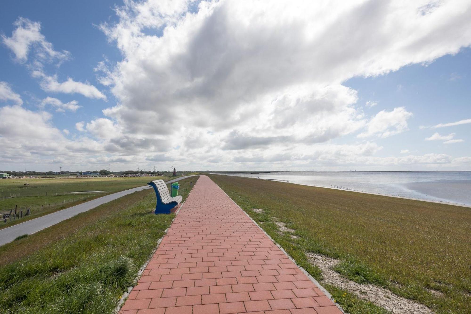 Direkt Am Deich - Ferienwohnung Amrum Im Gaestehaus Am Badedeich Dagebüll Exterior foto